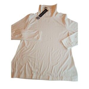 Madison Michelle Womens Turtle Neck Shirt L